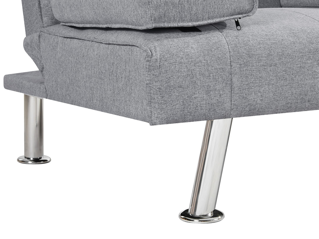 Arleth 3 Seater Sofa Bed - Light Grey