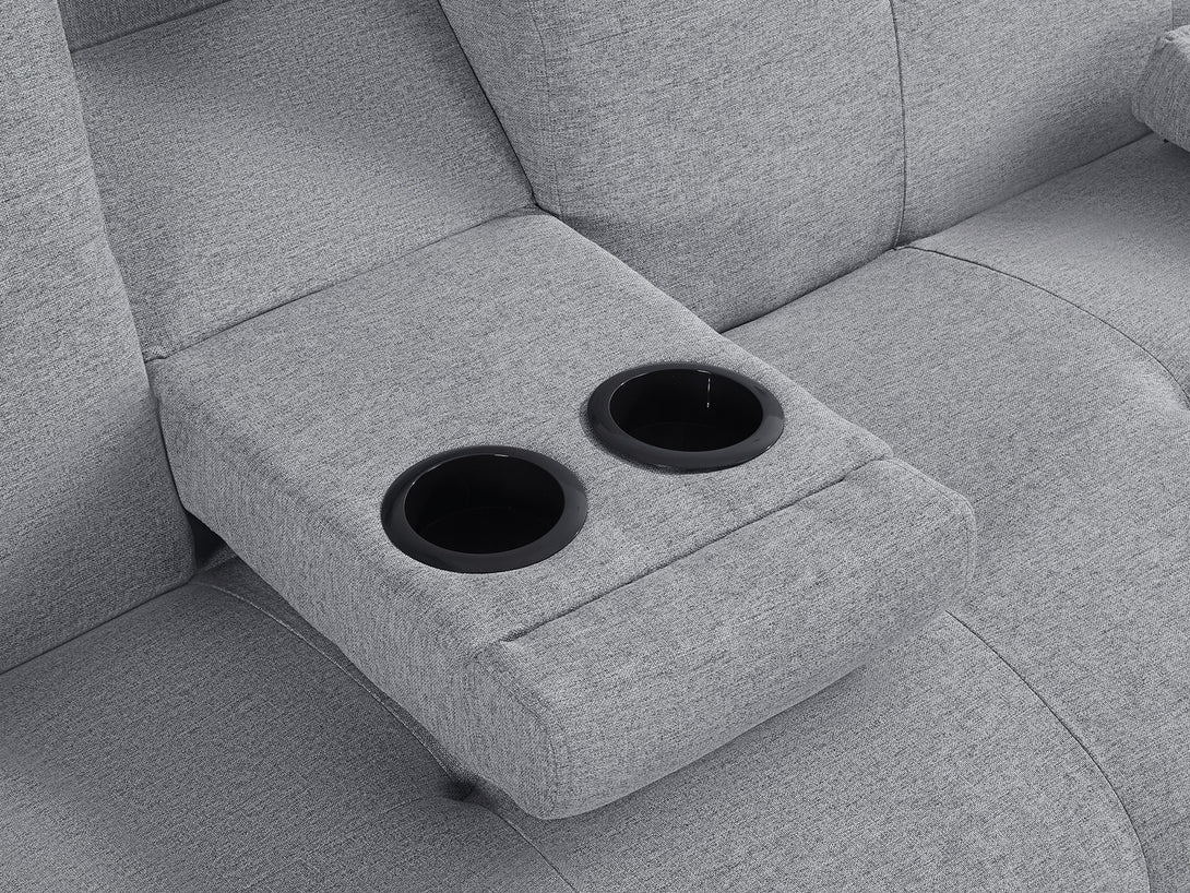 Arleth 3 Seater Sofa Bed - Light Grey