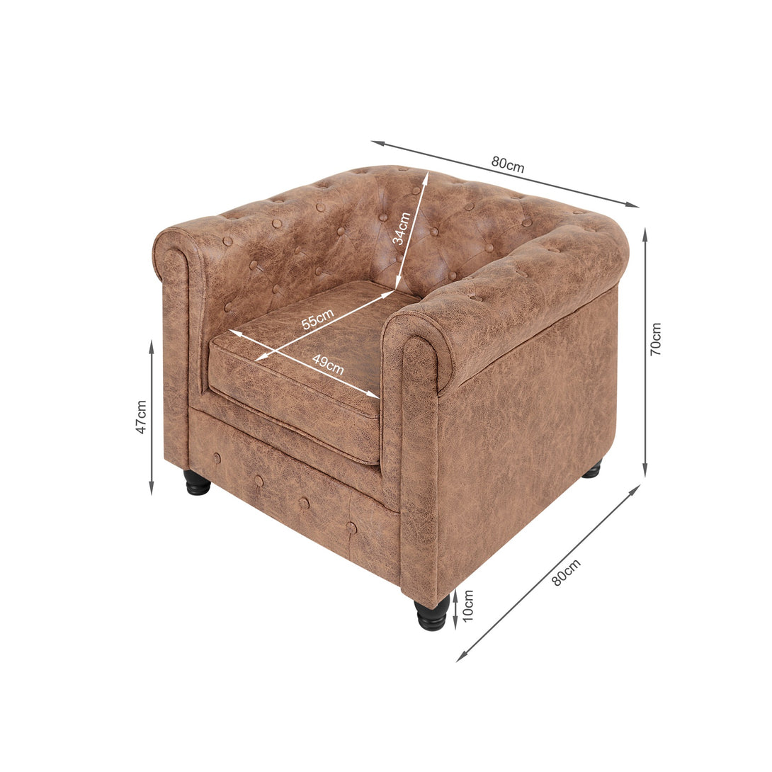 Aviana Occasional Chair - Brown