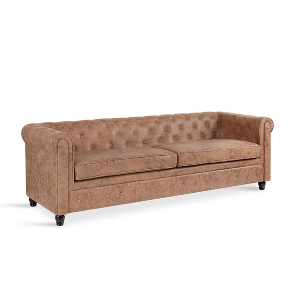 Aviana 3 Seater Sofa - Brown