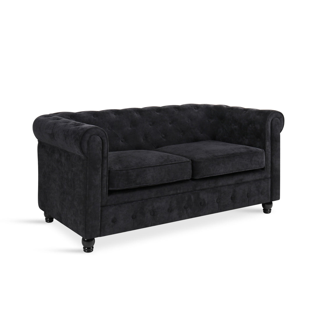 Aviana 2 Seater Sofa - Black