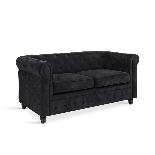 Aviana 2 Seater Sofa - Black