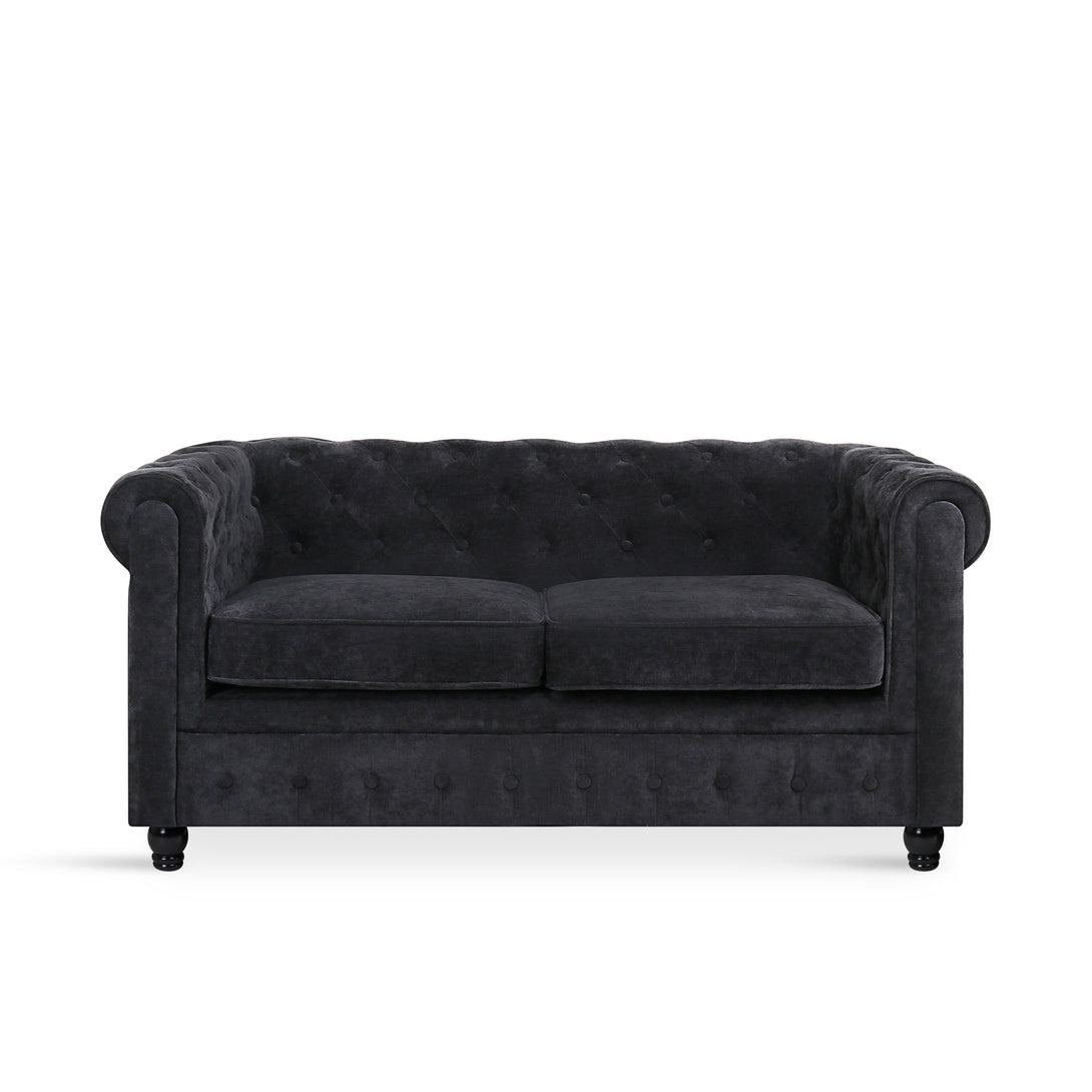 Aviana 2 Seater Sofa - Black