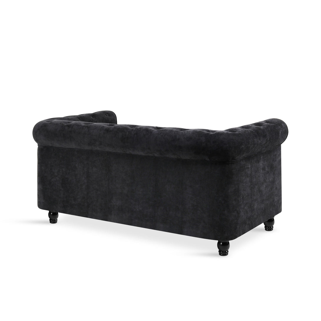 Aviana 2 Seater Sofa - Black
