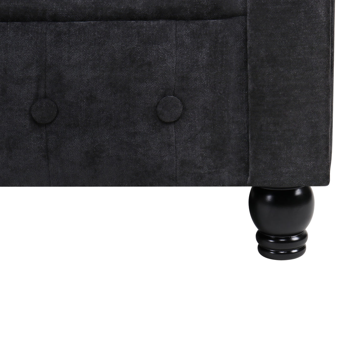 Aviana 3 Seater Sofa - Black