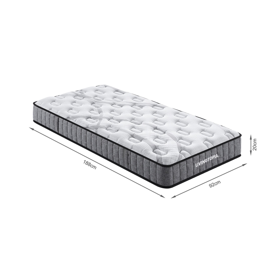 LivingTopia Hybrid Classic Single Mattress
