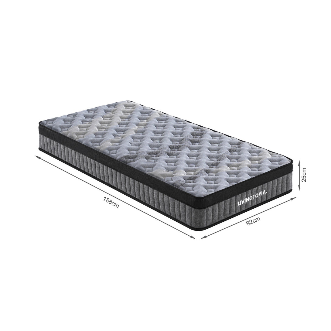 LivingTopia Hybrid Plus Single Mattress