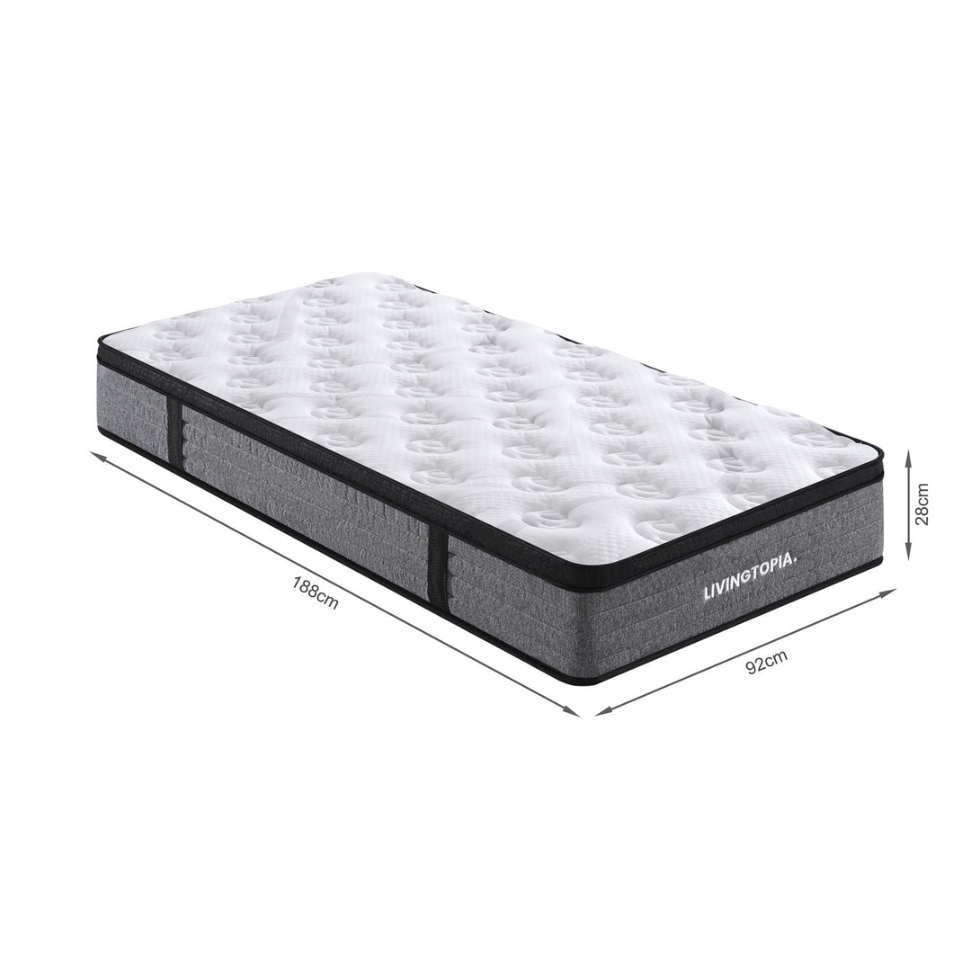 LivingTopia Hybrid Pro Single Mattress