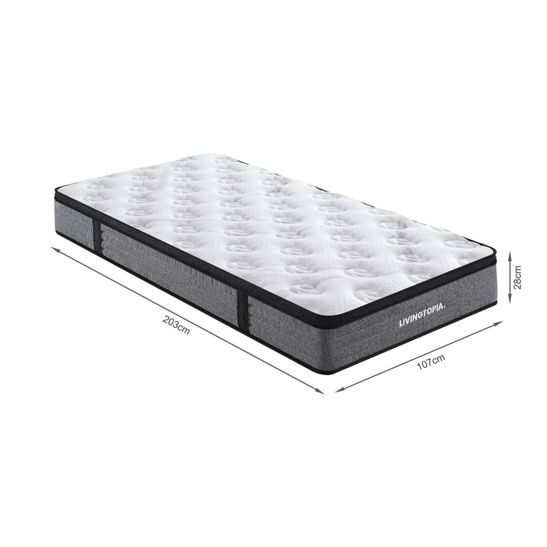 LivingTopia Hybrid Pro King Single Mattress