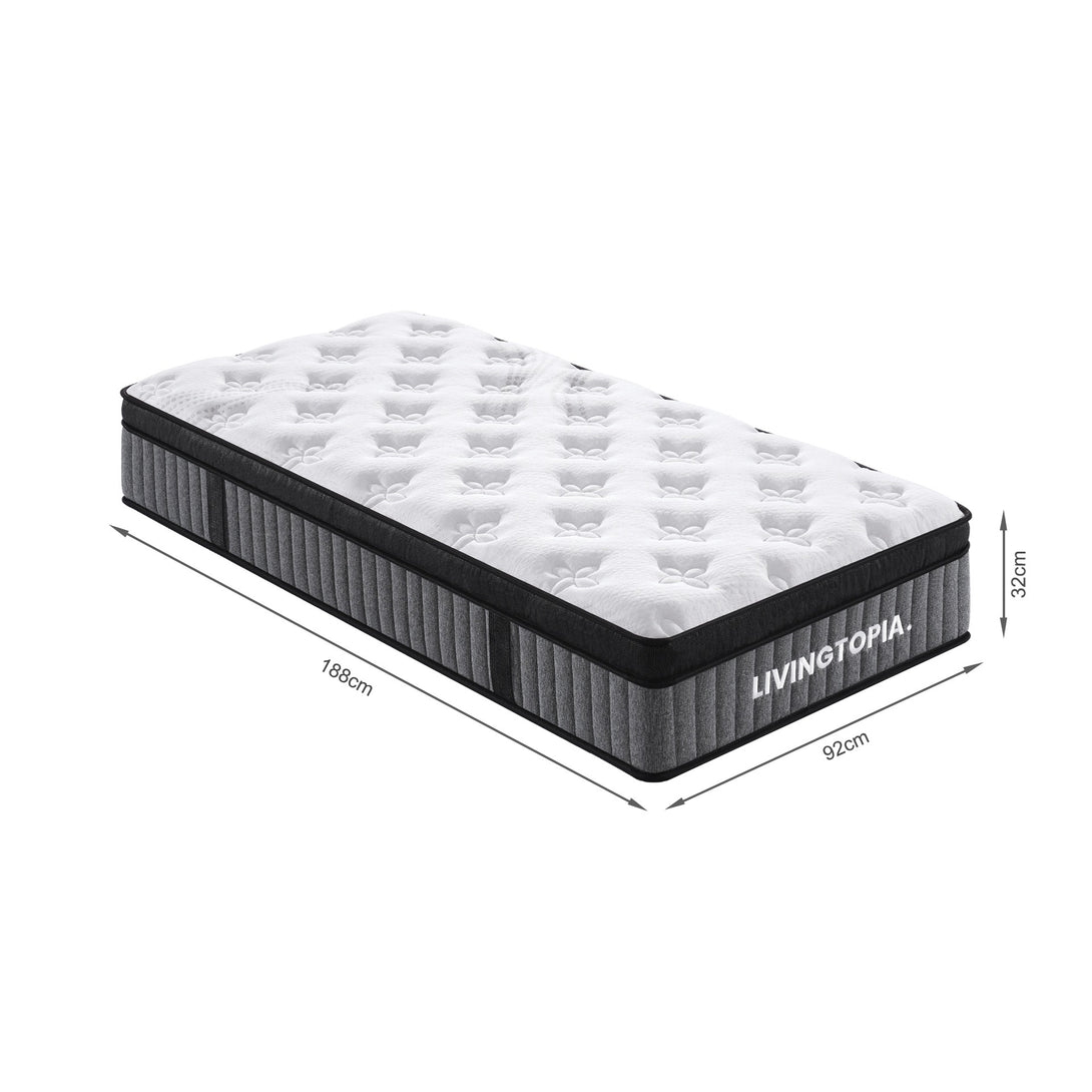 LivingTopia Hybrid Prime Single Mattress