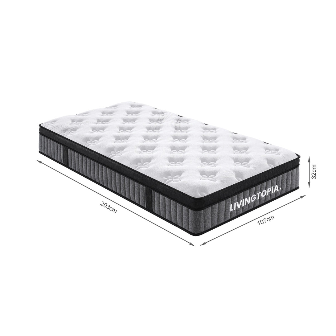 LivingTopia Hybrid Prime King Single Mattress