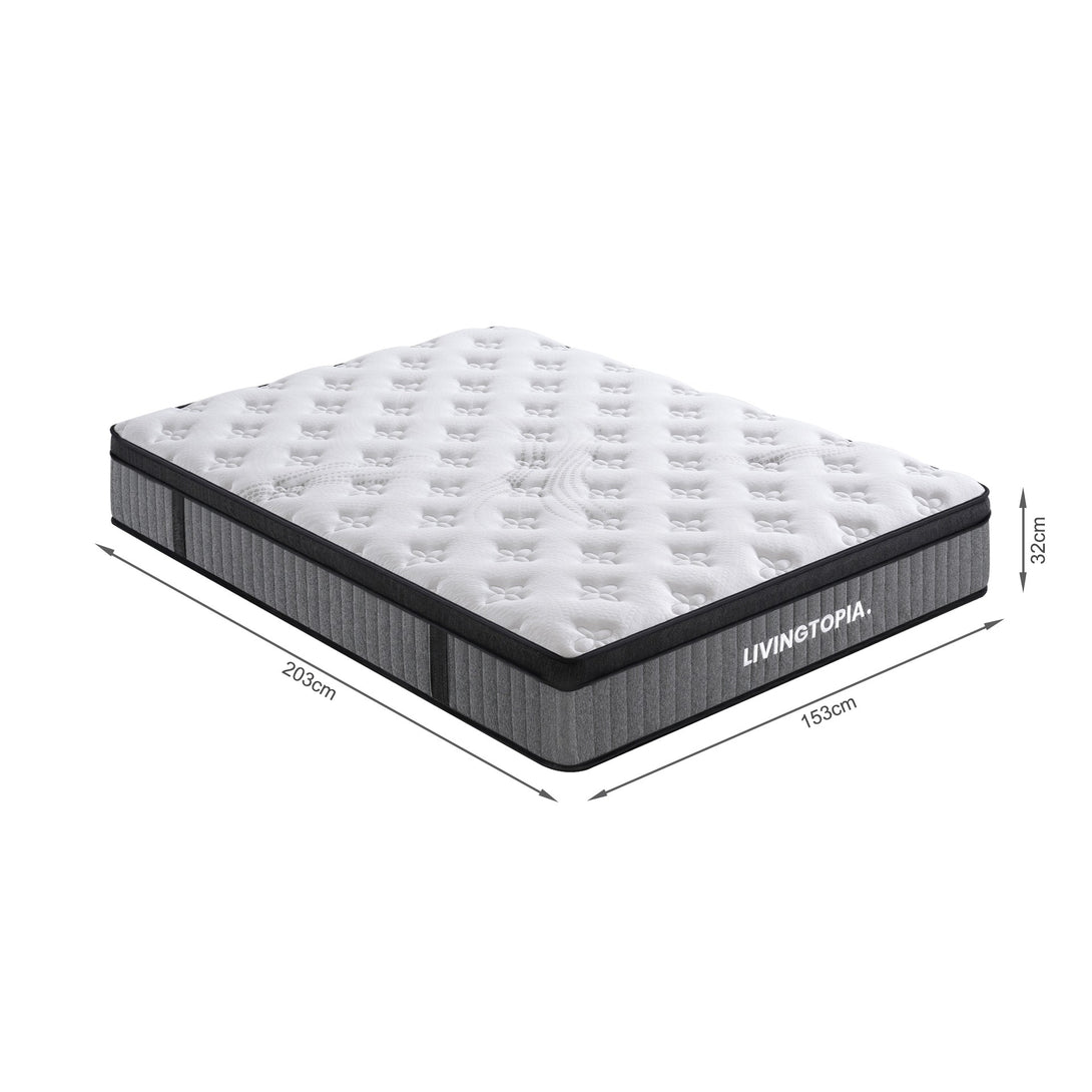 LivingTopia Hybrid Prime Queen Mattress