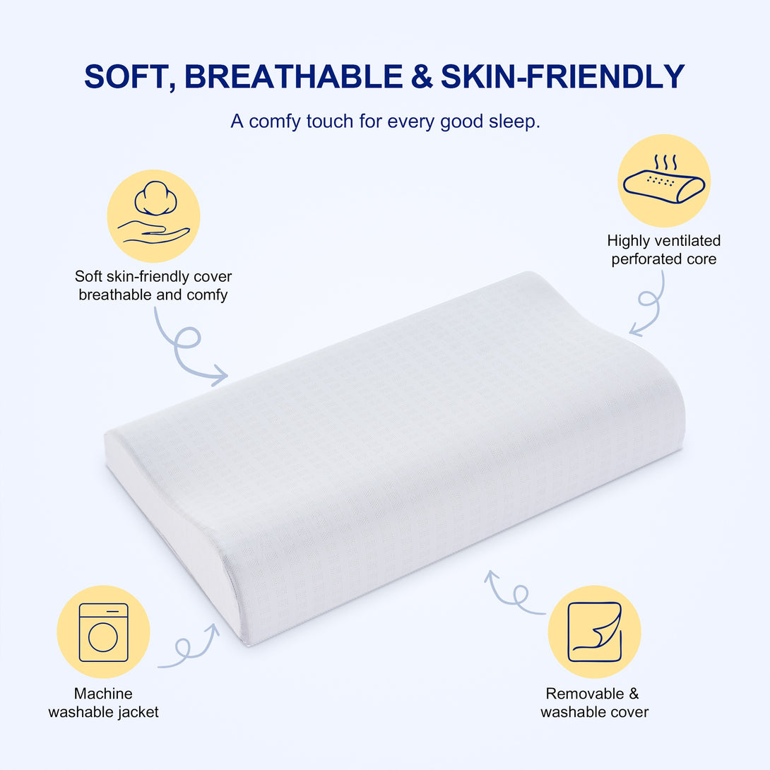 MiniContour Memory Foam Pillow