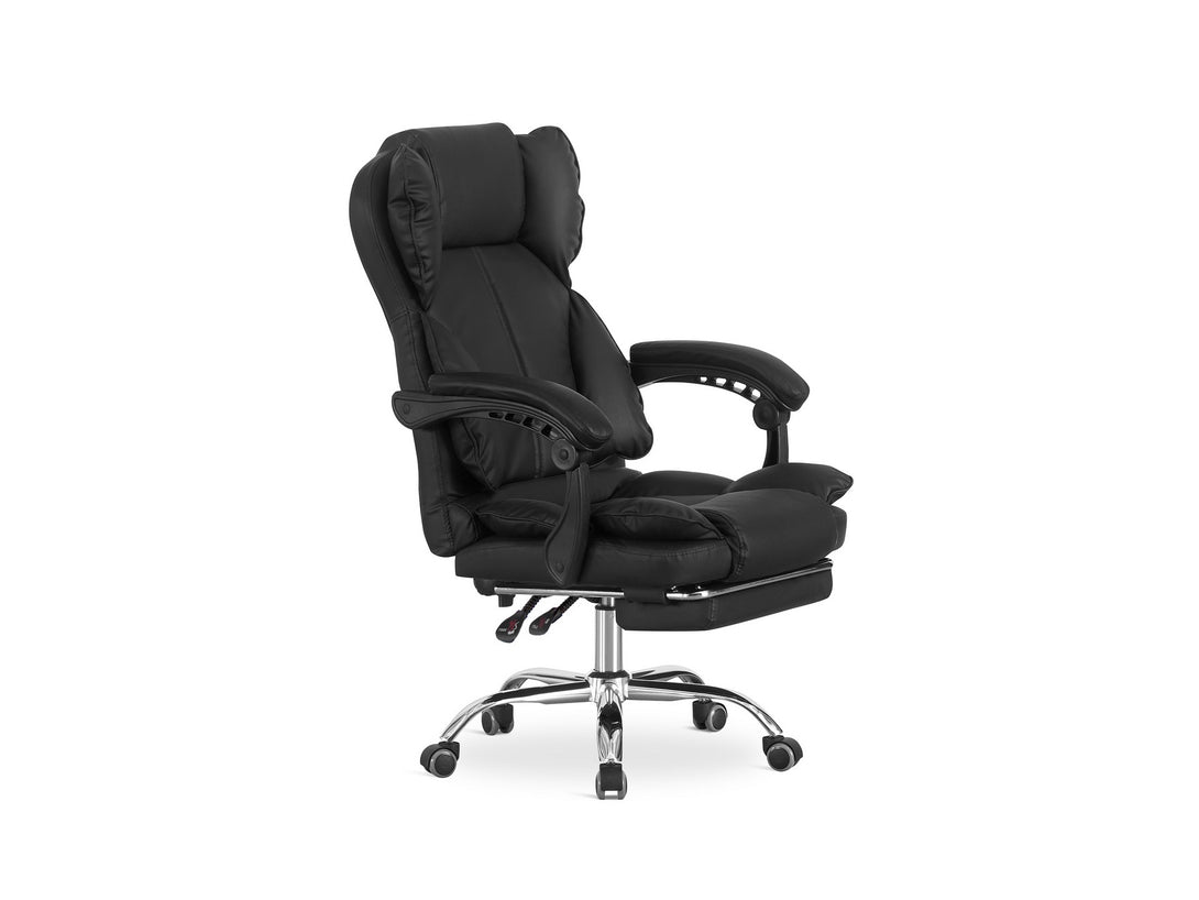 Paxton Office Chair with Footrest - Black