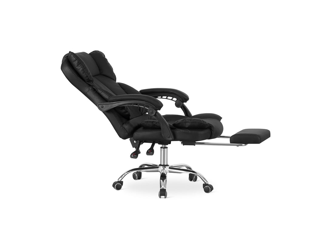 Paxton Office Chair with Footrest - Black