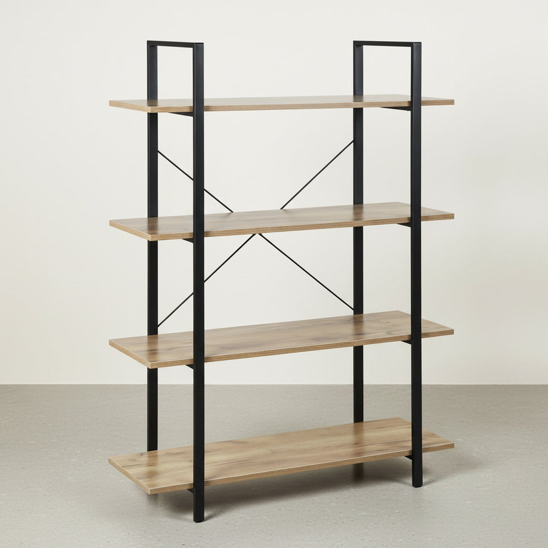 Forge 4-Tier Bookshelf - Natural
