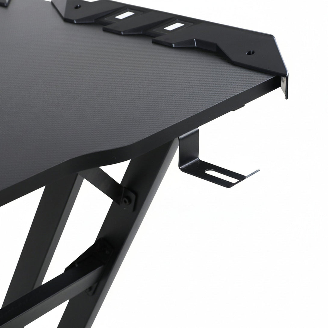 Vortex 120cm Gaming Desk - Carbon Black