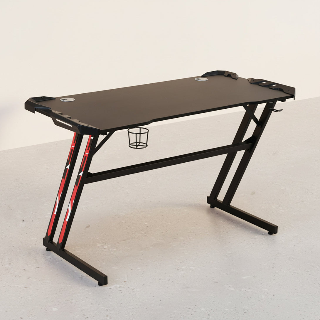 Vortex 120cm Gaming Desk - Carbon Black