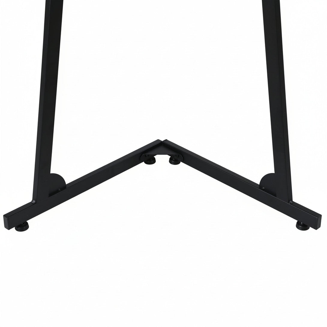 Nordix L-Shaped Computer Corner Desk - Black