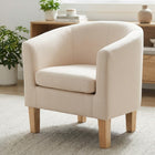 Ryan Linen Armchair - Beige