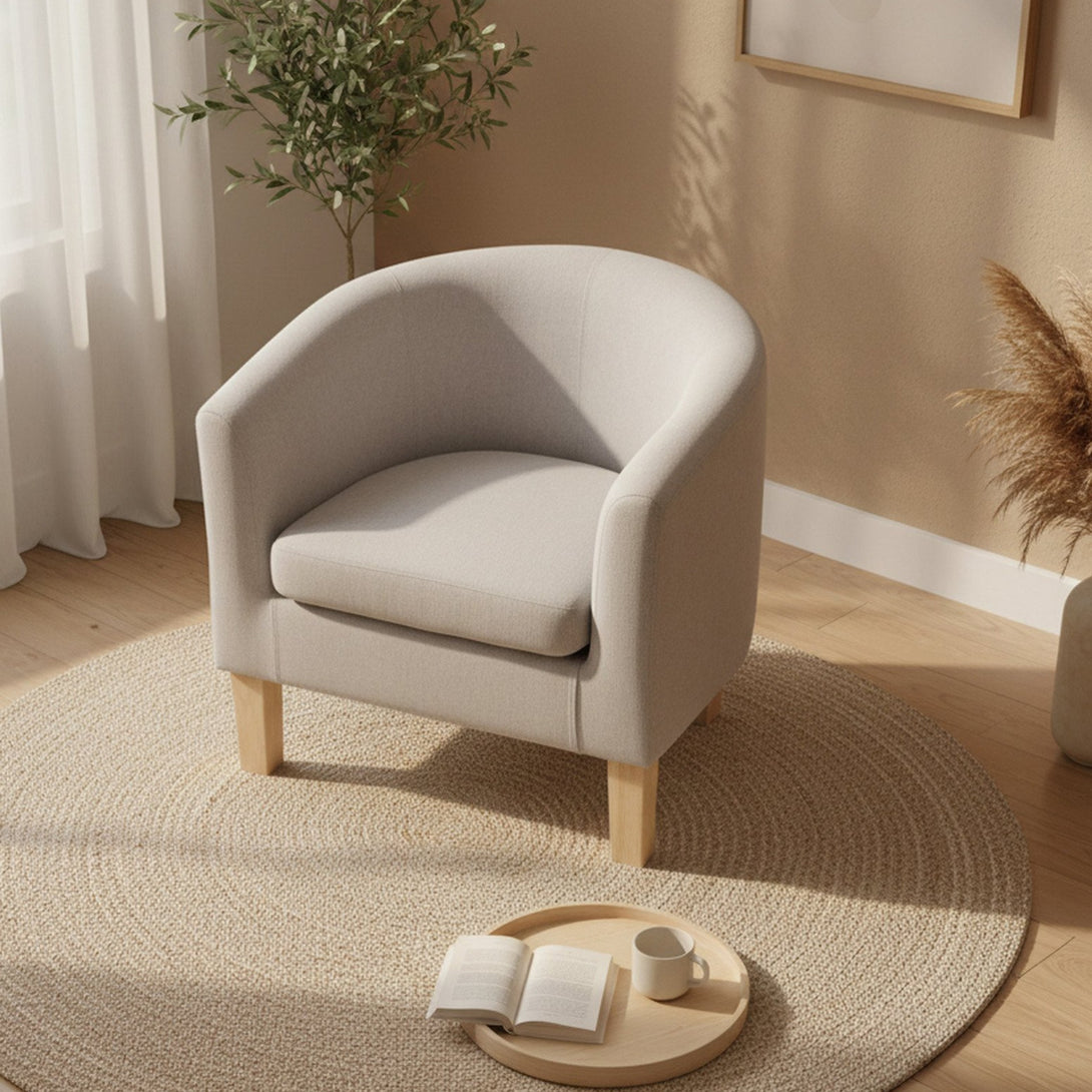 Ryan Armchair - Light Grey