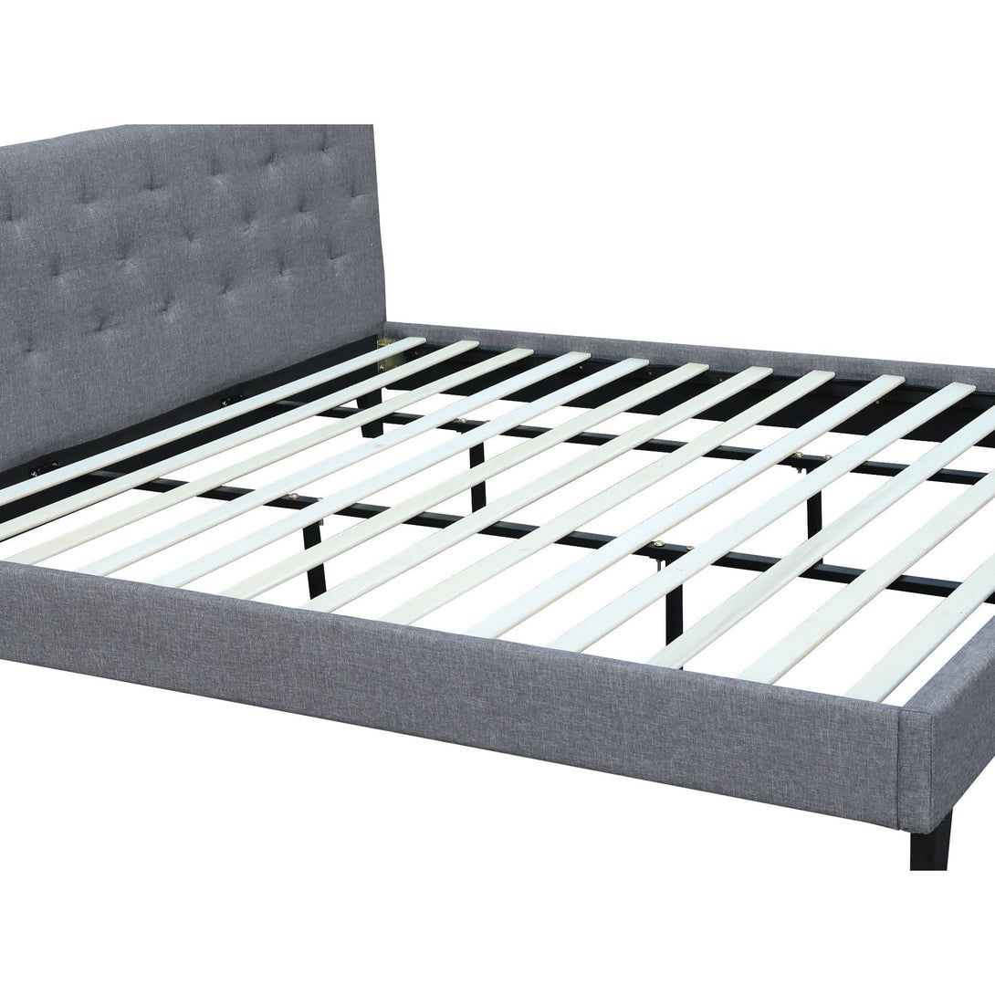 Blane Super King Bed Frame - Grey | Contemporary Style – Treasurebox