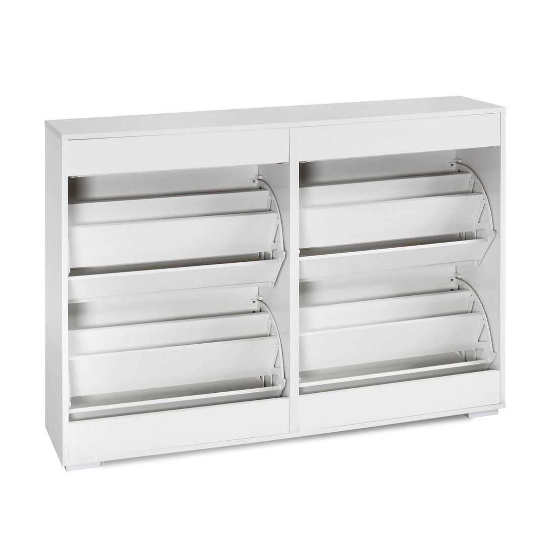 Rotoroa 6 Drawer Shoe Cabinet Storage - White – Treasurebox