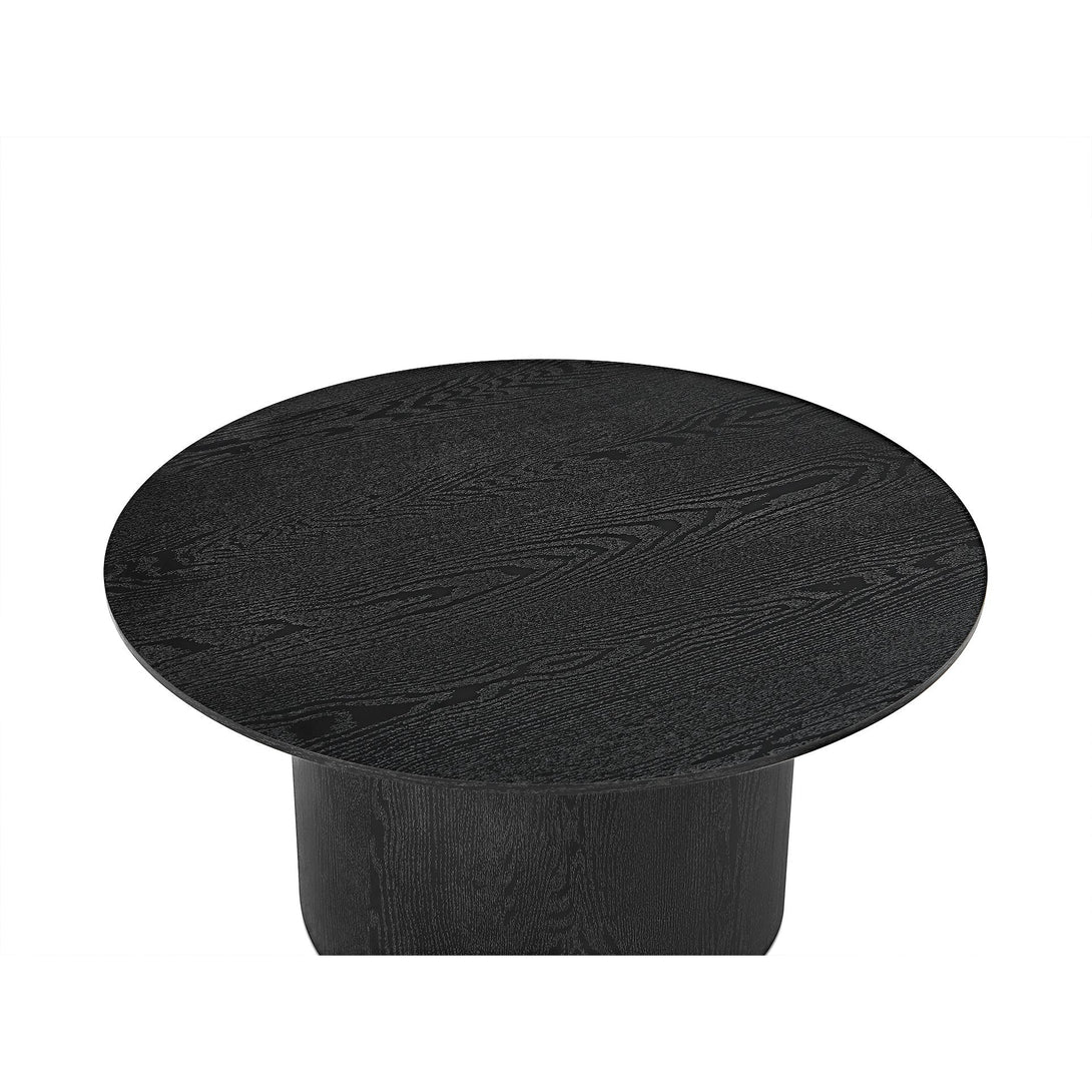 Adley Round Coffee Table 90cm - Black – Treasurebox