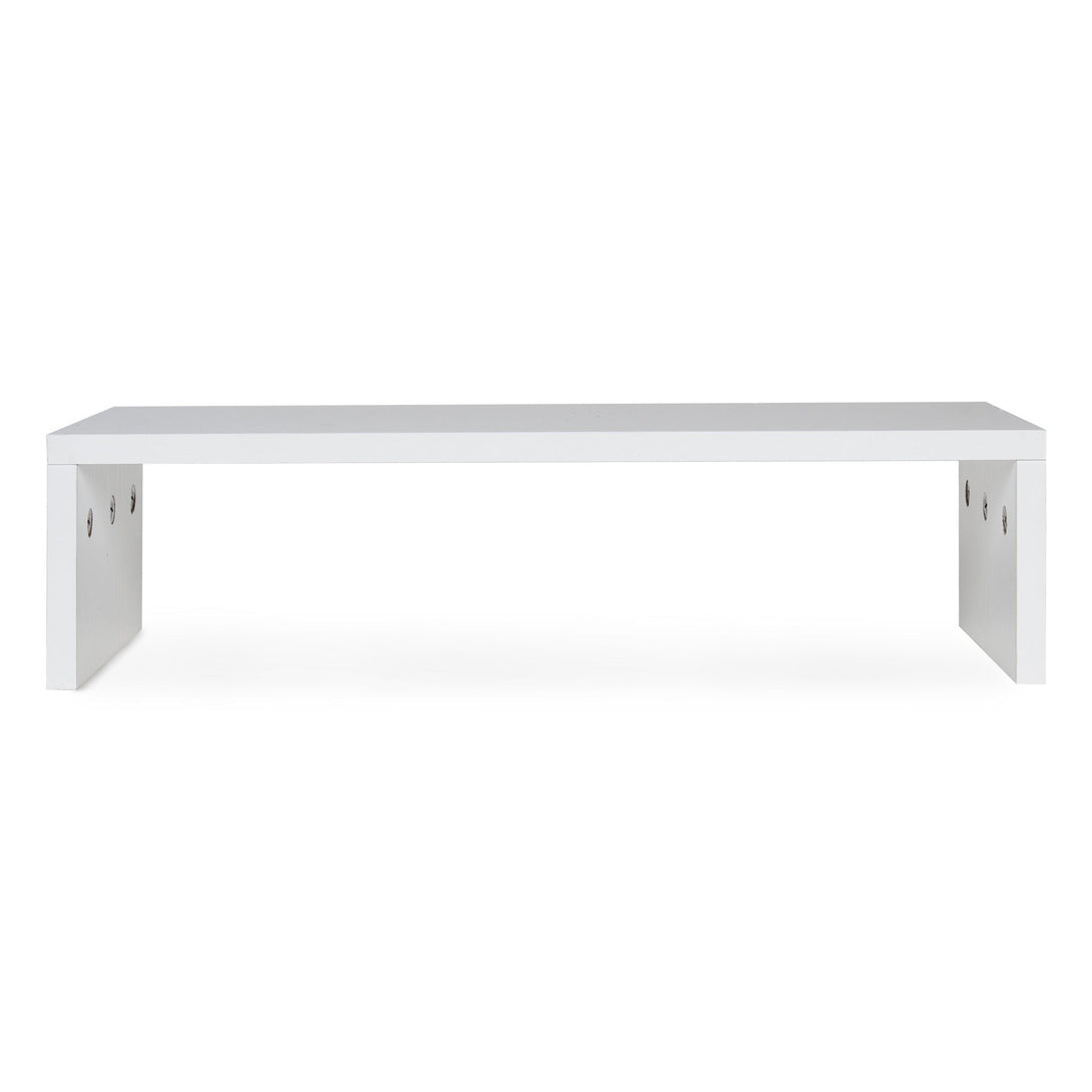 White Computer Monitor Stand & Laptop Riser – Treasurebox