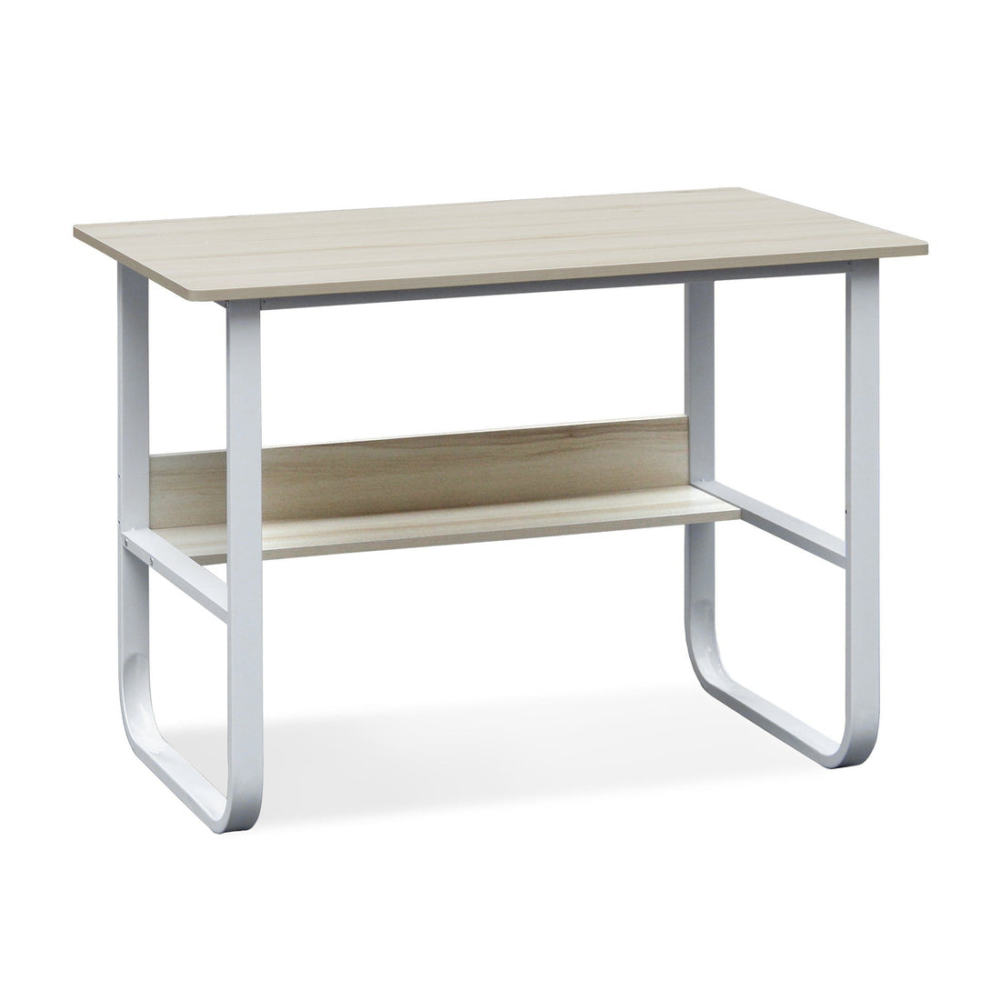 Andrea 100cm Computer Desk - Minimalist White Design – Treasurebox