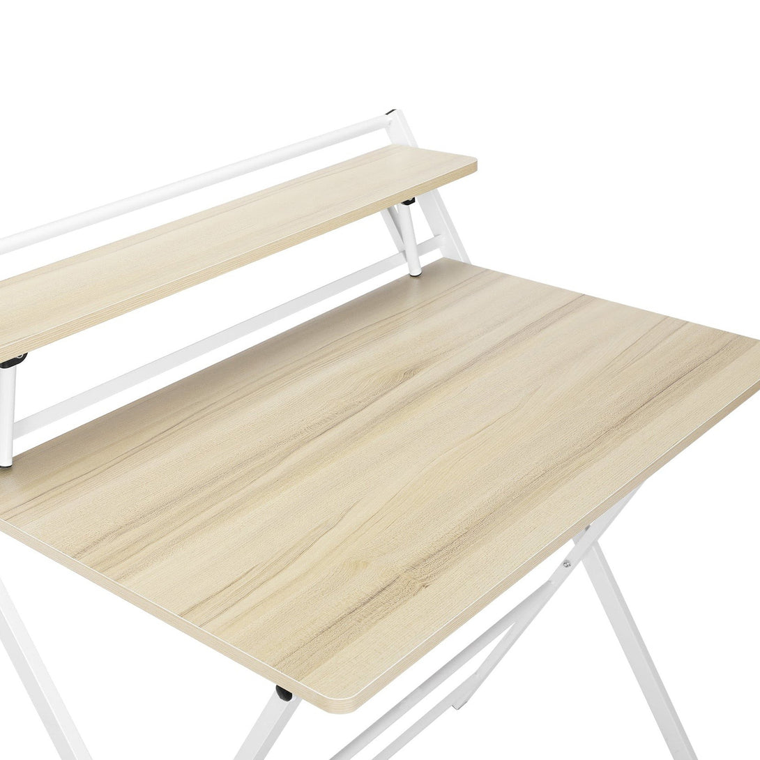 Milo 80cm Foldable Computer Desk - Oak – Treasurebox