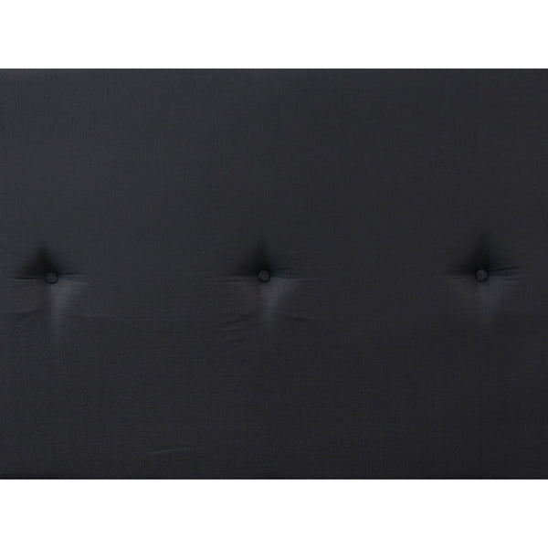 MORGAN Upholstered Headboard Queen - BLACK