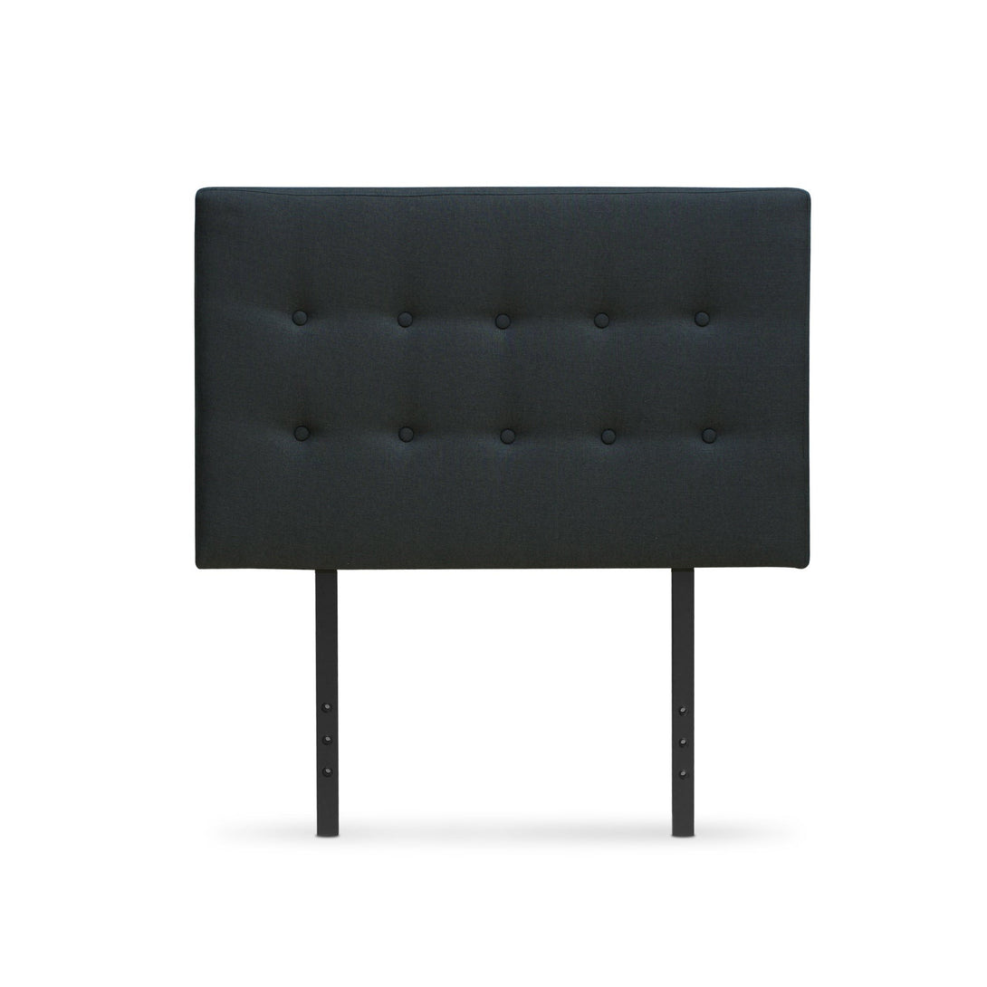 Susan King Single Fabric Upholstered Headboard - Black