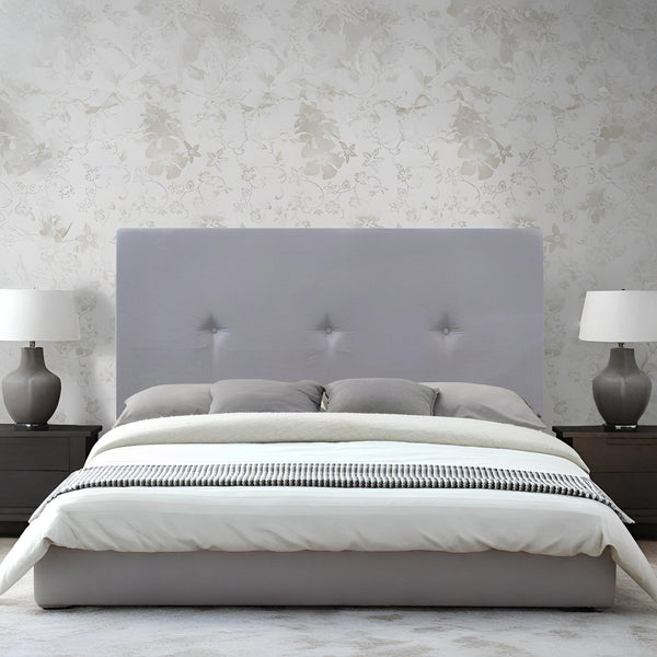 MORGAN Upholstered Headboard California King - GREY