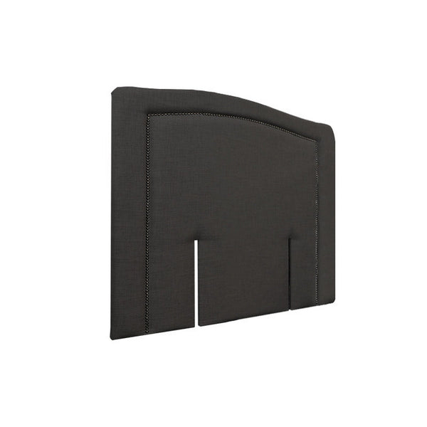 WINSTON Upholstered Headboard King Single - BLACK