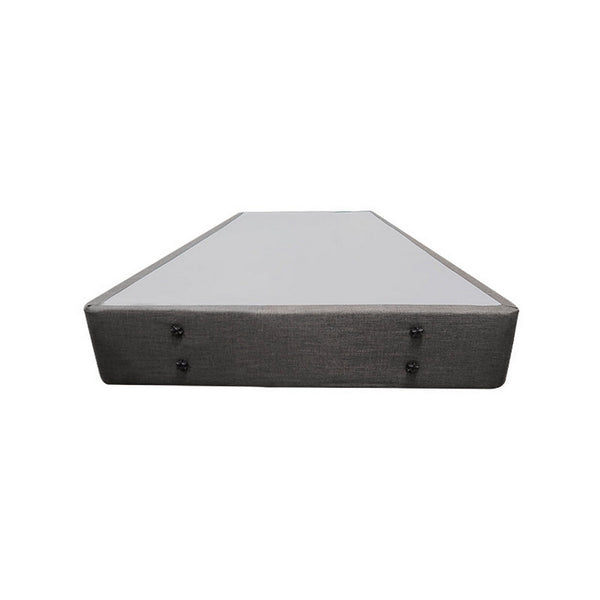 Vinson Fabric Single Bed Base - Slate