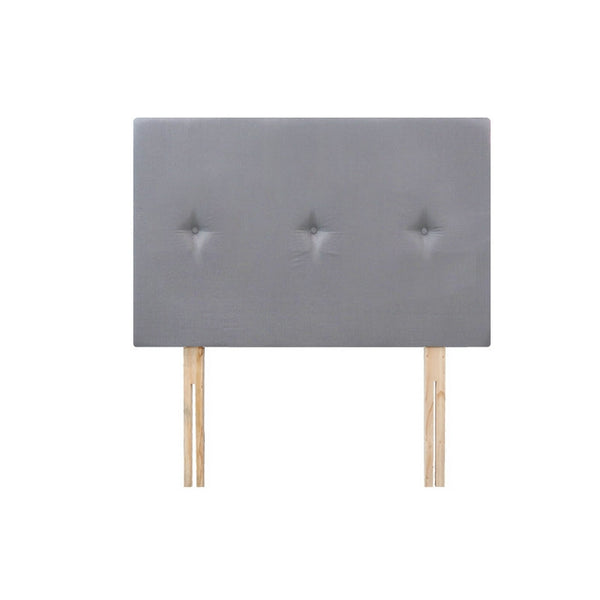 MORGAN Upholstered Headboard Single - GREY