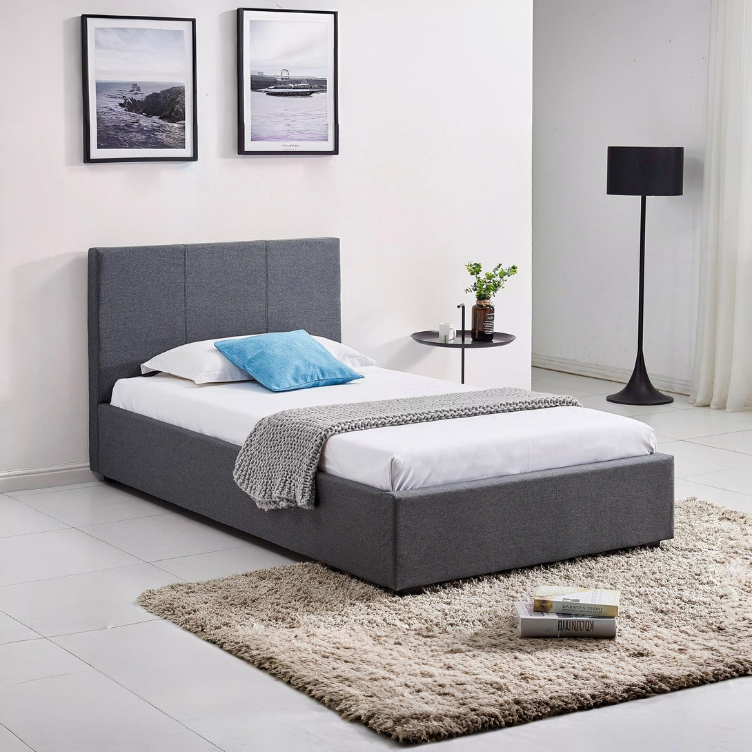 Shasta King Single Bed Frame - Dark Grey