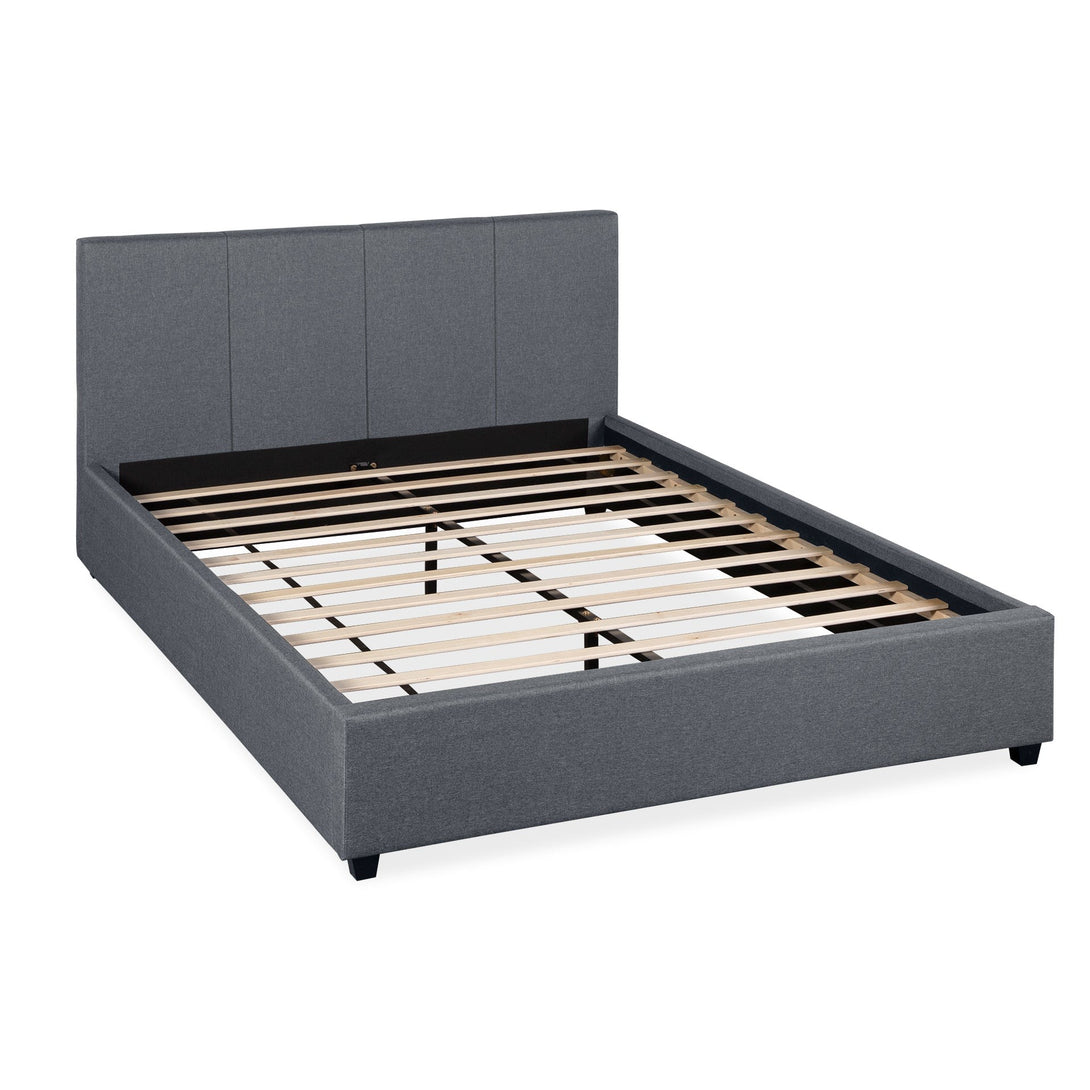 Shasta Queen Bed Frame - Dark Grey