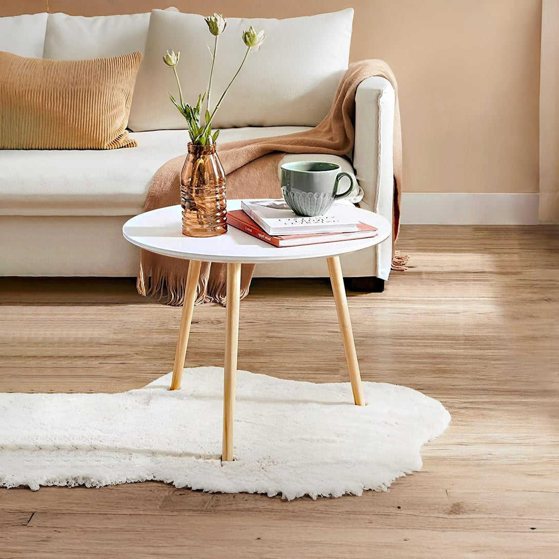 Elza Round Side Table Coffee Table 60cm