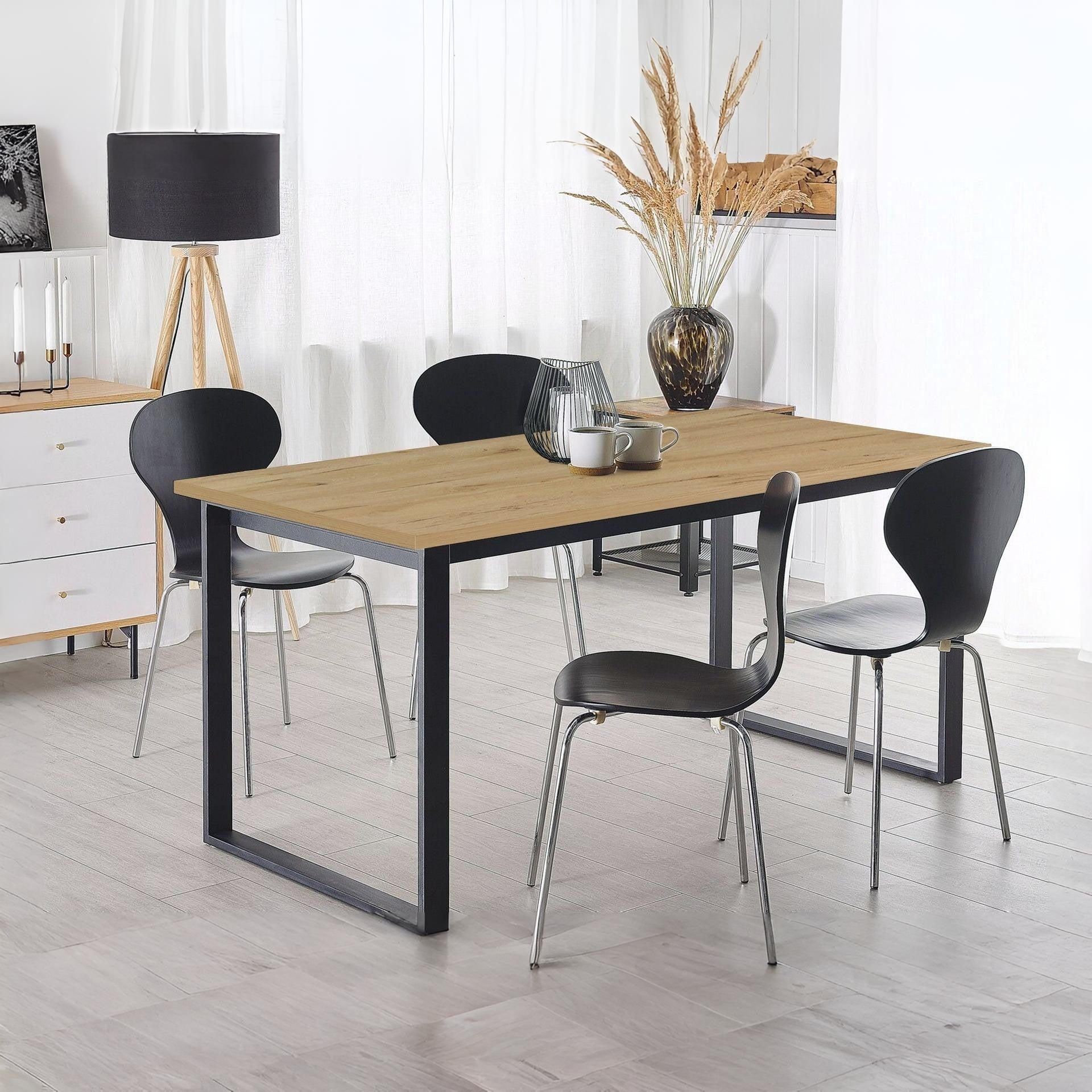Frohna Dining Table Rectangle 160 x 80cm - Oak – Treasurebox