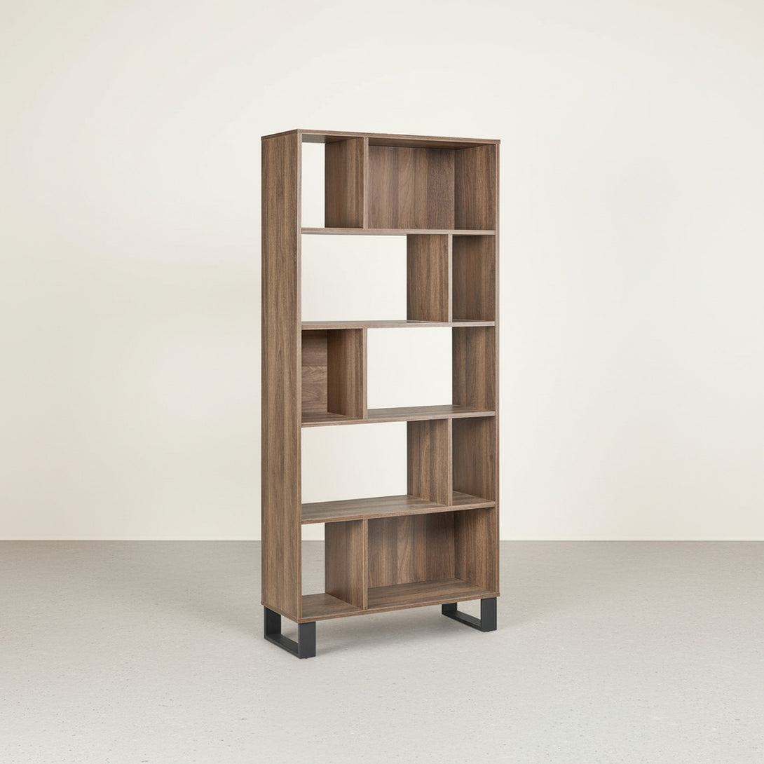 Frohna Bookshelf Display Shelf - Walnut
