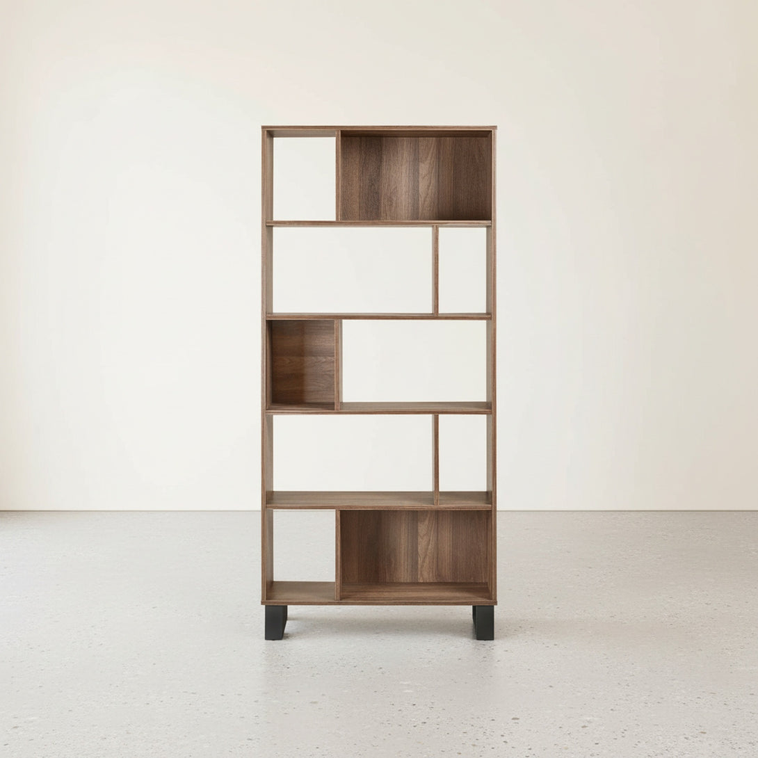 Frohna Bookshelf Display Shelf - Walnut