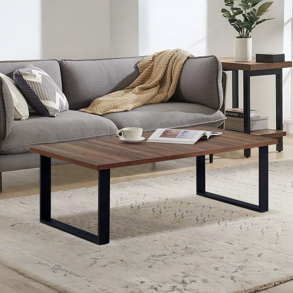 Frohna Rectangular Coffee Table - Walnut