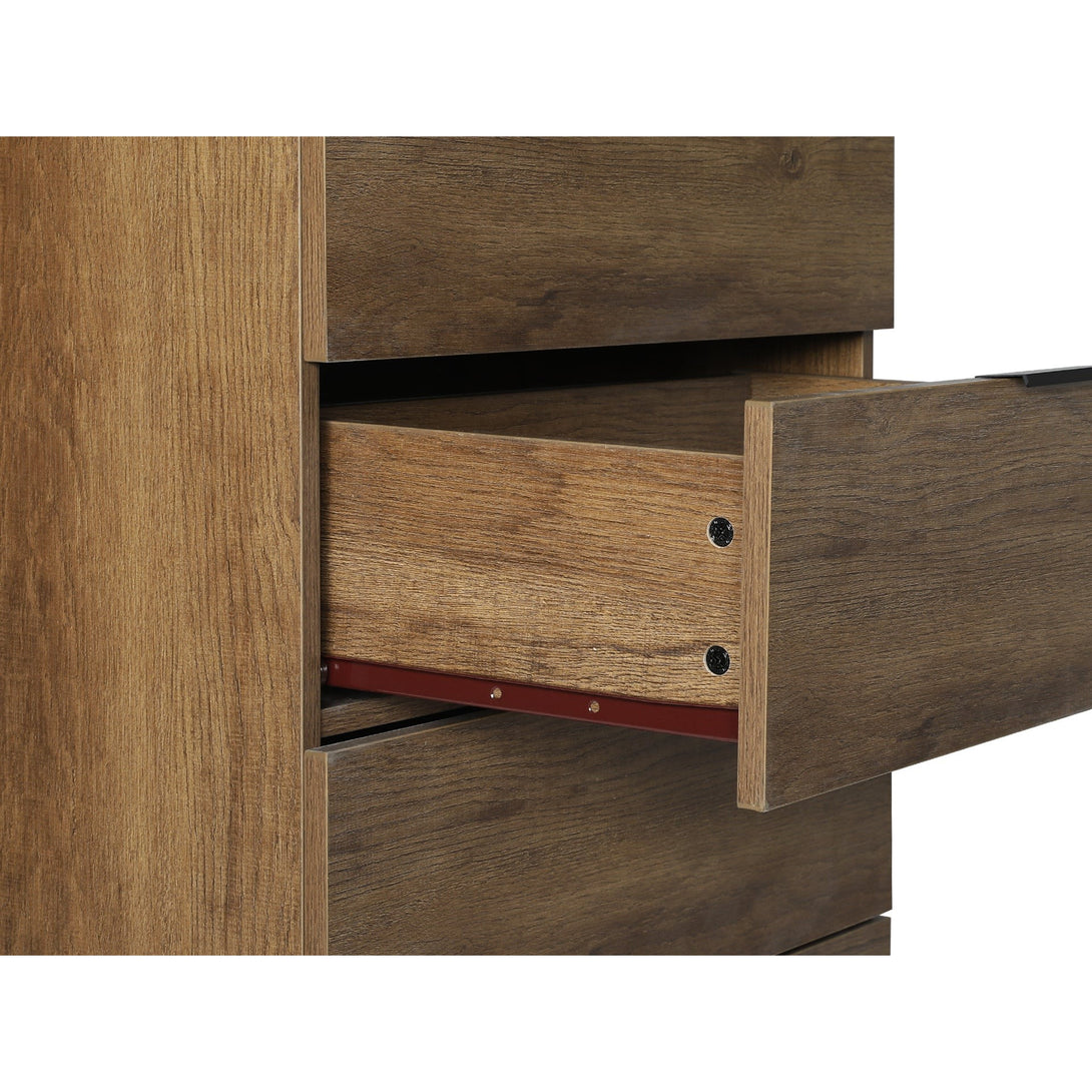 Ocala Tallboy 5 Drawer Chest Dresser - Walnut