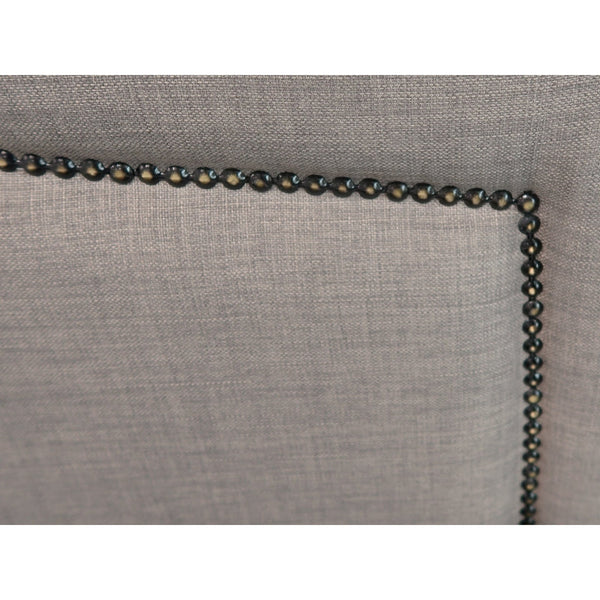 WINSTON Upholstered Headboard Queen - GREY
