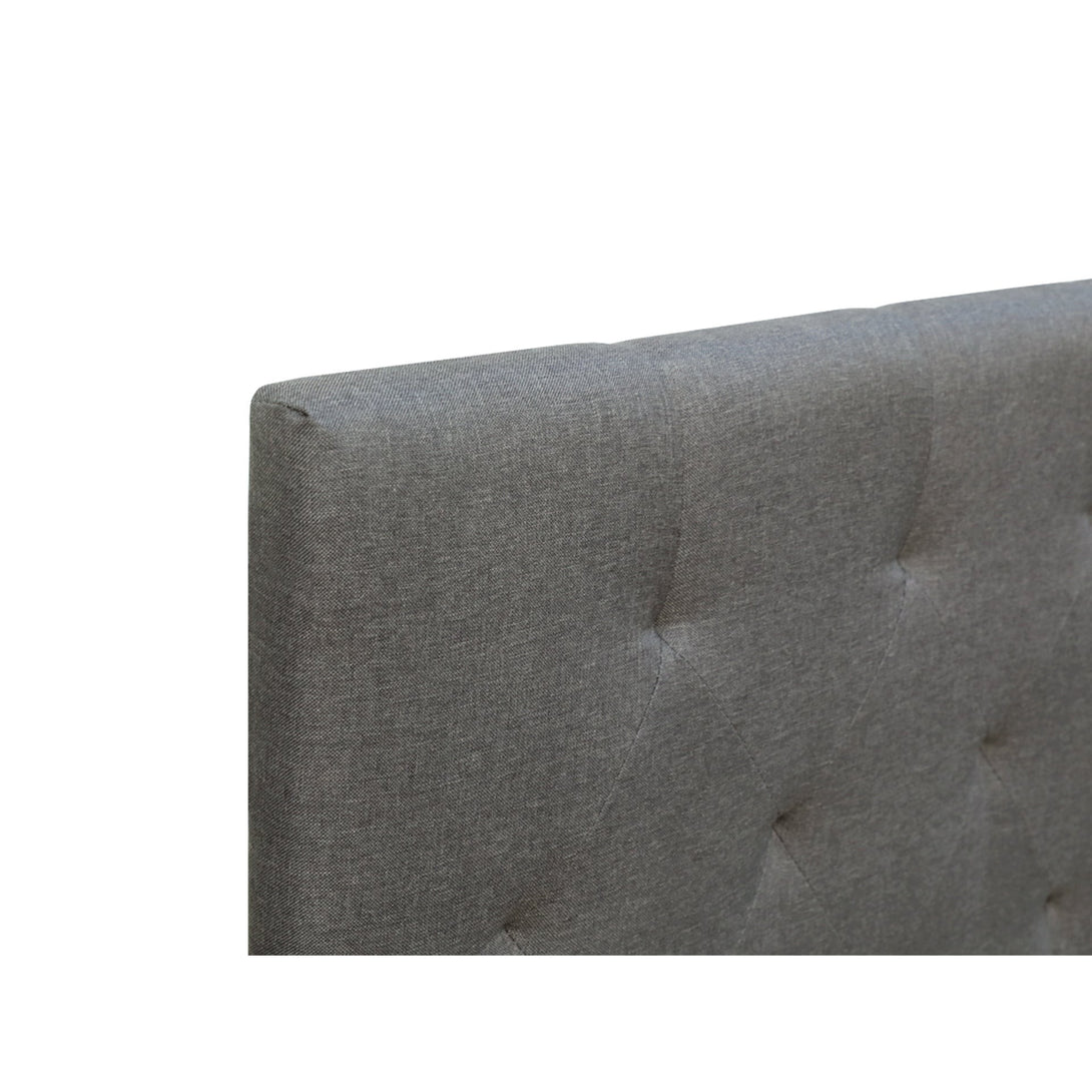 Blane King Single Bed Frame - Dark Grey