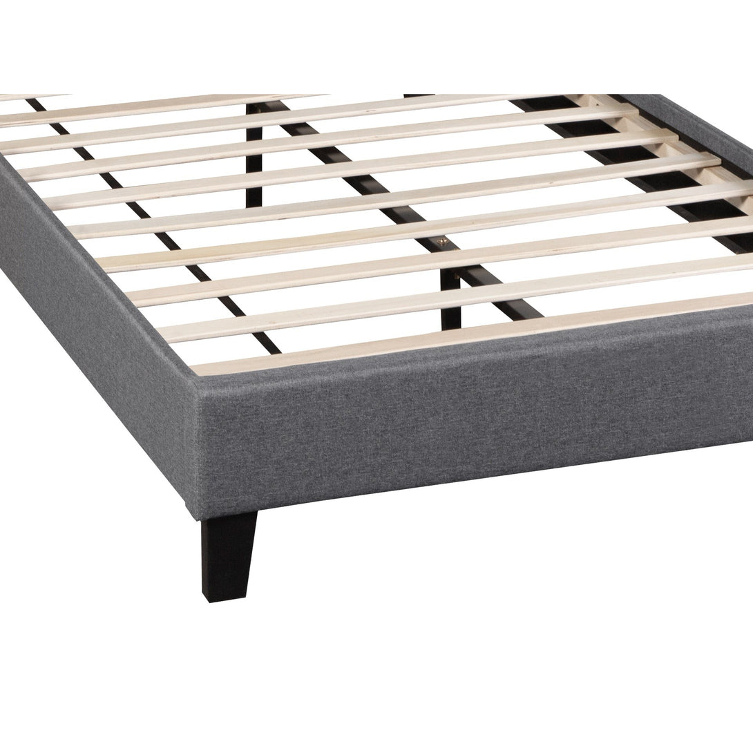 Blane King Single Bed Frame - Dark Grey