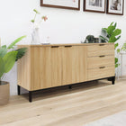 Ocala Sideboard Buffet Table with Drawer - Oak
