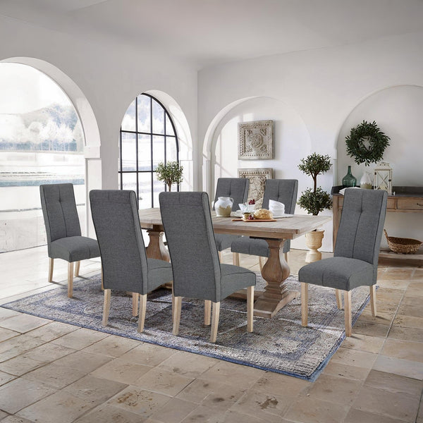 Gianna 6 Piece Upholstered Dining Chair - Dark Grey